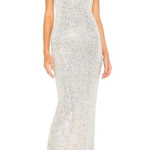 Amazon Silver Maxi Dress